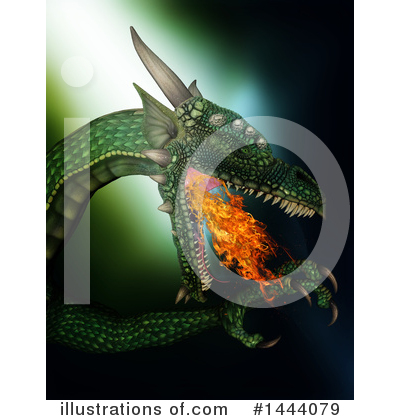 Royalty-Free (RF) Dragon Clipart Illustration by KJ Pargeter - Stock Sample #1444079