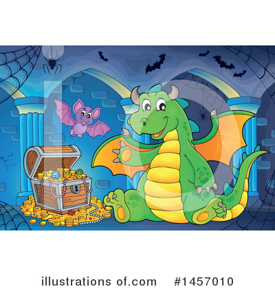 Royalty-Free (RF) Dragon Clipart Illustration by visekart - Stock Sample #1457010