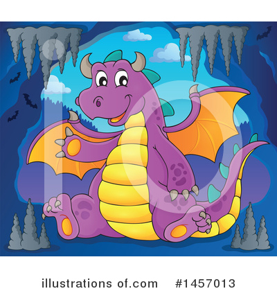Royalty-Free (RF) Dragon Clipart Illustration by visekart - Stock Sample #1457013