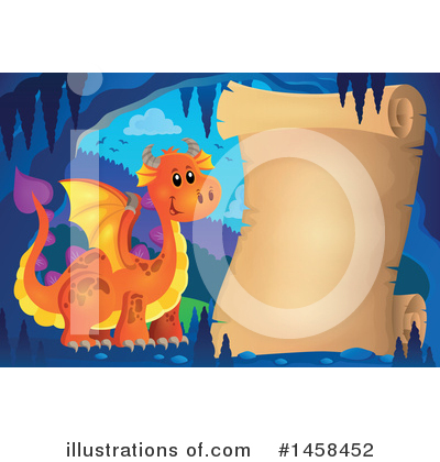 Royalty-Free (RF) Dragon Clipart Illustration by visekart - Stock Sample #1458452