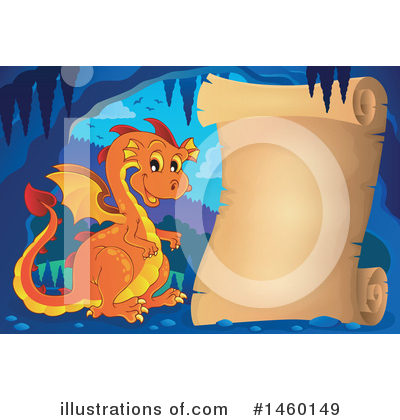 Royalty-Free (RF) Dragon Clipart Illustration by visekart - Stock Sample #1460149