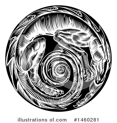 Royalty-Free (RF) Dragon Clipart Illustration by AtStockIllustration - Stock Sample #1460281