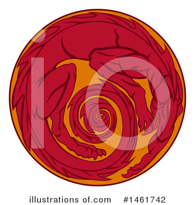 Royalty-Free (RF) Dragon Clipart Illustration by AtStockIllustration - Stock Sample #1461742