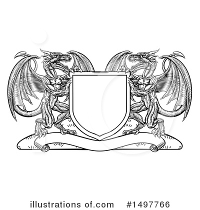 Royalty-Free (RF) Dragon Clipart Illustration by AtStockIllustration - Stock Sample #1497766