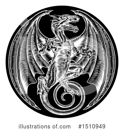 Royalty-Free (RF) Dragon Clipart Illustration by AtStockIllustration - Stock Sample #1510949
