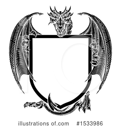 Royalty-Free (RF) Dragon Clipart Illustration by AtStockIllustration - Stock Sample #1533986