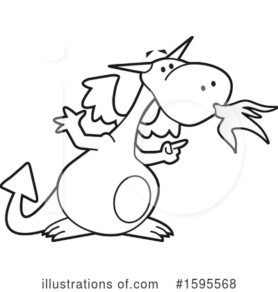 Royalty-Free (RF) Dragon Clipart Illustration by Johnny Sajem - Stock Sample #1595568