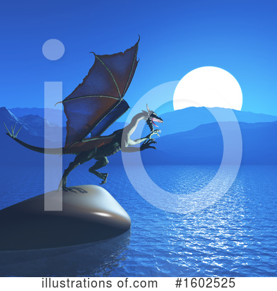 Royalty-Free (RF) Dragon Clipart Illustration by KJ Pargeter - Stock Sample #1602525