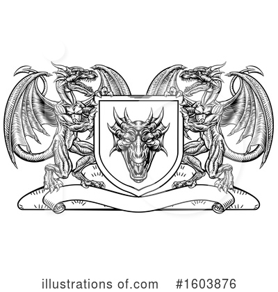 Royalty-Free (RF) Dragon Clipart Illustration by AtStockIllustration - Stock Sample #1603876