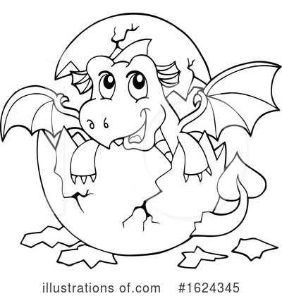 Royalty-Free (RF) Dragon Clipart Illustration by visekart - Stock Sample #1624345