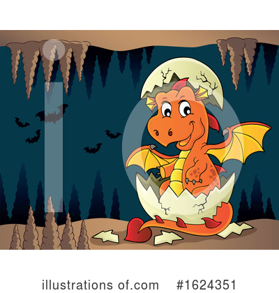 Royalty-Free (RF) Dragon Clipart Illustration by visekart - Stock Sample #1624351