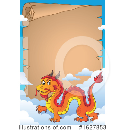 Royalty-Free (RF) Dragon Clipart Illustration by visekart - Stock Sample #1627853
