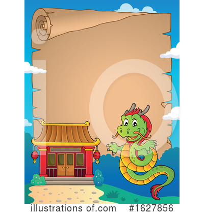 Royalty-Free (RF) Dragon Clipart Illustration by visekart - Stock Sample #1627856