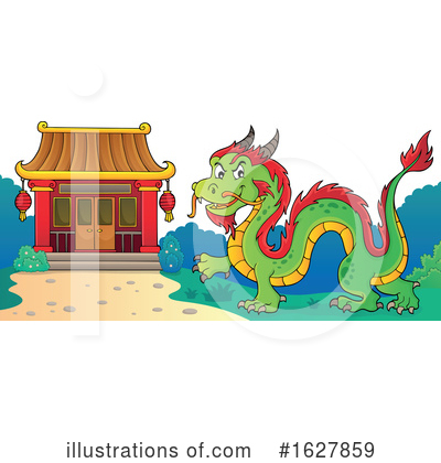 Royalty-Free (RF) Dragon Clipart Illustration by visekart - Stock Sample #1627859