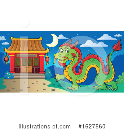 Royalty-Free (RF) Dragon Clipart Illustration by visekart - Stock Sample #1627860