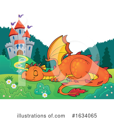 Royalty-Free (RF) Dragon Clipart Illustration by visekart - Stock Sample #1634065