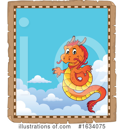 Royalty-Free (RF) Dragon Clipart Illustration by visekart - Stock Sample #1634075