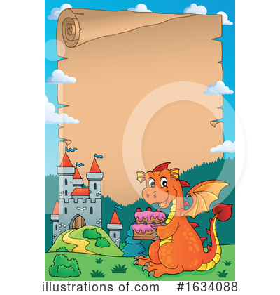 Royalty-Free (RF) Dragon Clipart Illustration by visekart - Stock Sample #1634088