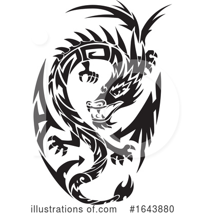 Royalty-Free (RF) Dragon Clipart Illustration by Morphart Creations - Stock Sample #1643880