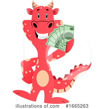 Royalty-Free (RF) Dragon Clipart Illustration by Morphart Creations - Stock Sample #1665263