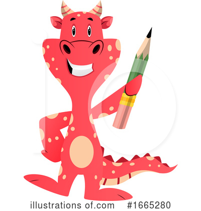 Royalty-Free (RF) Dragon Clipart Illustration by Morphart Creations - Stock Sample #1665280