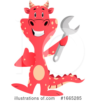 Royalty-Free (RF) Dragon Clipart Illustration by Morphart Creations - Stock Sample #1665285