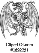 Dragon Clipart #1692251 by AtStockIllustration