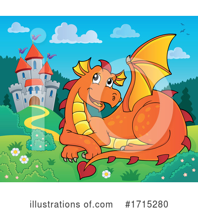 Royalty-Free (RF) Dragon Clipart Illustration by visekart - Stock Sample #1715280