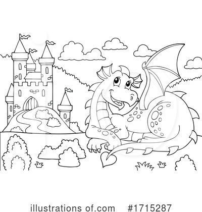 Royalty-Free (RF) Dragon Clipart Illustration by visekart - Stock Sample #1715287