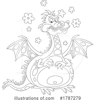 Royalty-Free (RF) Dragon Clipart Illustration by Alex Bannykh - Stock Sample #1787279