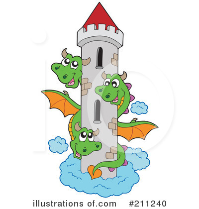Dragons Clipart #211240 by visekart