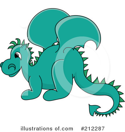 Royalty-Free (RF) Dragon Clipart Illustration by Pams Clipart - Stock Sample #212287