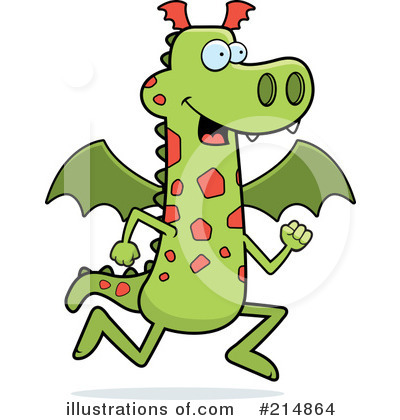 Royalty-Free (RF) Dragon Clipart Illustration by Cory Thoman - Stock Sample #214864