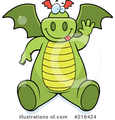 Royalty-Free (RF) Dragon Clipart Illustration by Cory Thoman - Stock Sample #218424