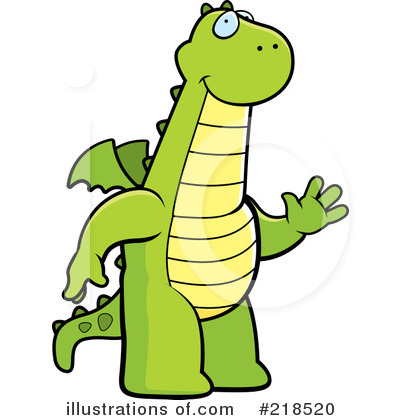 Royalty-Free (RF) Dragon Clipart Illustration by Cory Thoman - Stock Sample #218520