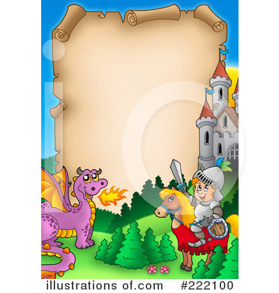 Royalty-Free (RF) Dragon Clipart Illustration by visekart - Stock Sample #222100