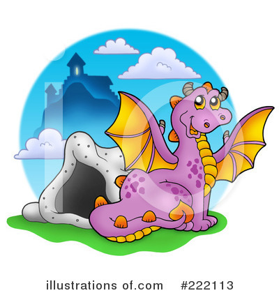 Royalty-Free (RF) Dragon Clipart Illustration by visekart - Stock Sample #222113