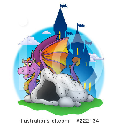 Purple Dragon Clipart #222134 by visekart