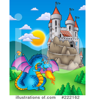 Royalty-Free (RF) Dragon Clipart Illustration by visekart - Stock Sample #222162