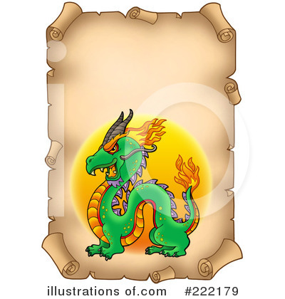 Royalty-Free (RF) Dragon Clipart Illustration by visekart - Stock Sample #222179