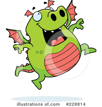 Royalty-Free (RF) Dragon Clipart Illustration by Cory Thoman - Stock Sample #228814