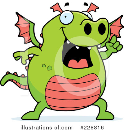 Royalty-Free (RF) Dragon Clipart Illustration by Cory Thoman - Stock Sample #228816