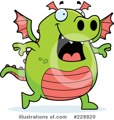 Royalty-Free (RF) Dragon Clipart Illustration by Cory Thoman - Stock Sample #228820