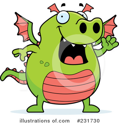 Royalty-Free (RF) Dragon Clipart Illustration by Cory Thoman - Stock Sample #231730