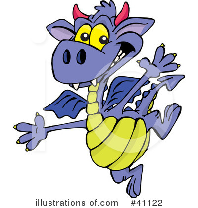 Dragon Clipart #41122 by Dennis Holmes Designs