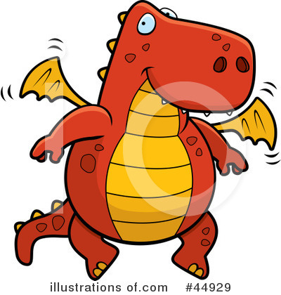 Dragon Clipart #44929 by Cory Thoman