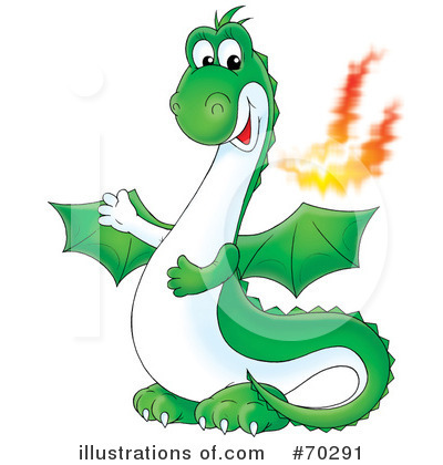 Royalty-Free (RF) Dragon Clipart Illustration by Alex Bannykh - Stock Sample #70291