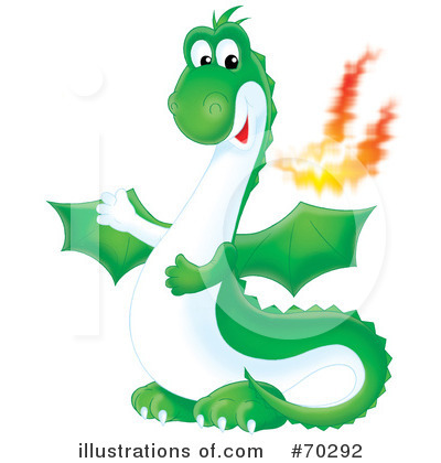 Royalty-Free (RF) Dragon Clipart Illustration by Alex Bannykh - Stock Sample #70292