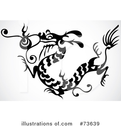 Royalty-Free (RF) Dragon Clipart Illustration by BestVector - Stock Sample #73639