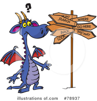 Royalty-Free (RF) Dragon Clipart Illustration by Dennis Holmes Designs - Stock Sample #78937